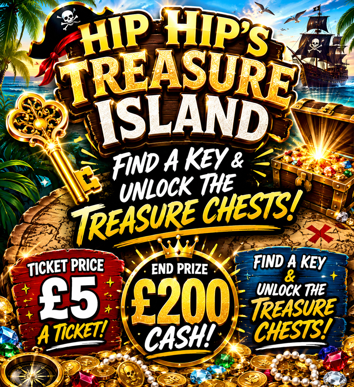 Hip Hip's Treasure Island